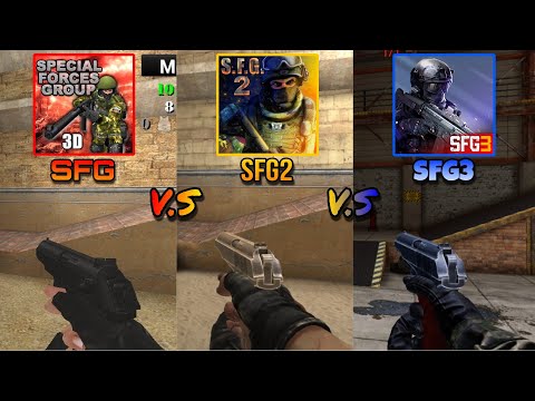 SFG1 vs SFG2 vs SFG3 ALL WEAPON ANIMATION & SOUNDS