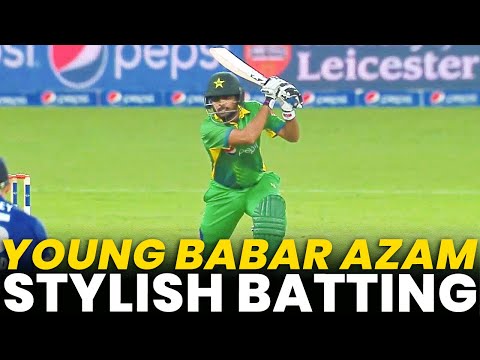 Young Babar Azam | Stylish Batting Against England | Pakistan vs England | 4th ODI 2015 | PCB | MA2A