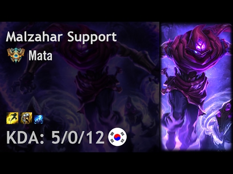 Malzahar Support vs Miss Fortune - Mata - KR Challenger Patch 7.3