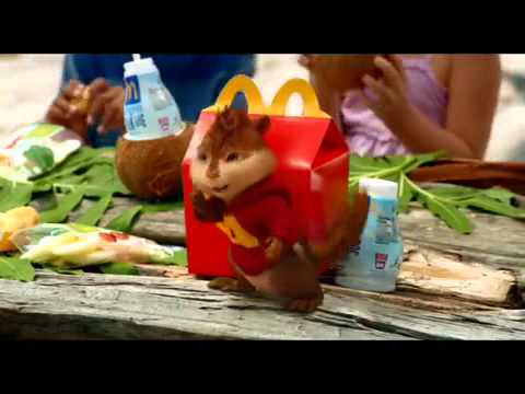 New Mcdonald's Happy Meal Alvin & The Chipmunks Chipwrecked TV Spot USA