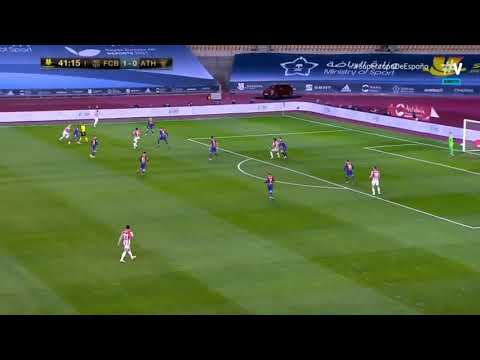Gol de De Marcos al Barcelona⚽|Gol del Athletic|1-1|Barcelona-Athletic|Supercopa de España
