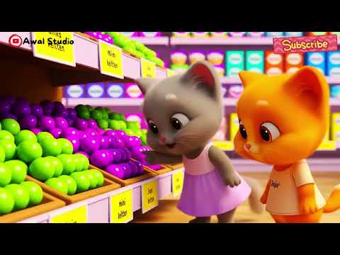 🍓✨ Chika Learns Fruit Names at the Supermarket! #Episode_37