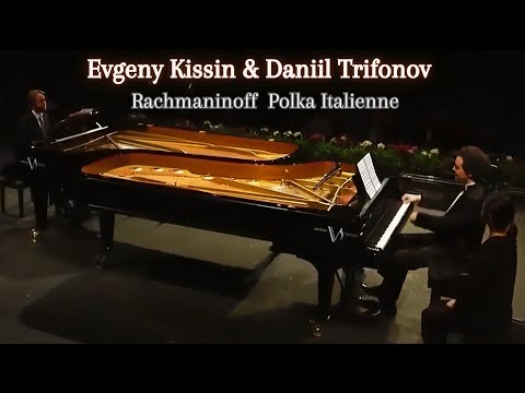 Evgeny Kissin & Daniil Trifonov - Sergei Rachmaninoff Polka Italienne ( Verbier Festival )