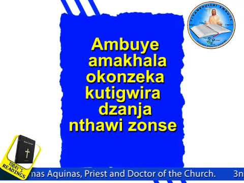 LOWERUKA LAMULUNGU WA 3 PACHAKA (28 JANUARY 2023)-FR FRANCIS DAMASEKE