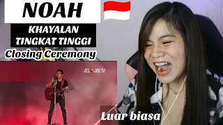 Download lagu KHAYALAN TINGKAT TINGGI - NOAH I Closing Ceremony PON Papua 2021 I FILIPINA REAKSI mp3
