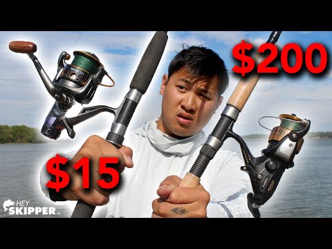 $15 Wish.com Fishing Reel vs $200 Shimano Fishing Reel