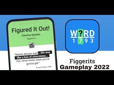 Word Logic Puzzle Game | Figgerits Game iOS Gameplay 2022 - YouTube