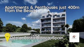 Luxury Apartments & Penthouses only 400m from the Beach in Dénia, Costa Blanca, Spain