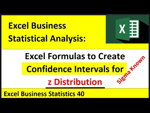 Excel Statistical Analysis 01 Data Statistics