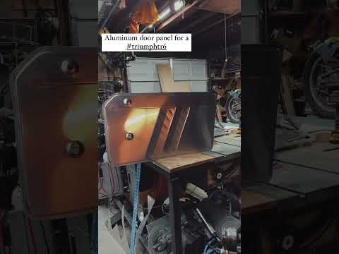 Custome made door panel for a TR6