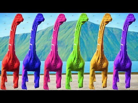 New Small ! Camarasaurus Color Pack VS Spiderman Indominus Rex Dinosaur Fighting Jurassic World!
