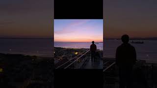A Sunrise from a Castle in Lisbon, Portugal