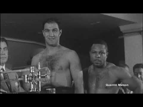 Rocky Marciano and Archie Moore Weigh in Before Fight (Sept. 20, 1955)