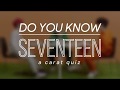 Do You Know Seventeen? A Carat Quiz
