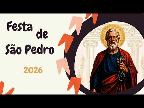 FESTA DE SÃO PEDRO  - 2026 -  MISSA PATRONAL DE SÃO PEDRO E SÃO PAULO- PAROQUIA SÃO PEDRO -CARIRIAÇU
