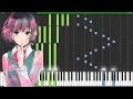 FULL Kuzu No Honkai OP クズの本懐 OP Uso No Hibana Synthesia Piano Tutorial ピアノ