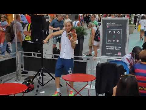 New York Time Square Live Musician Instrumental Violin Remix Tendencia