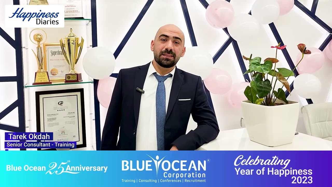 Blue Ocean Corporation Happiness Diaries 2023 - Tarek Okdah