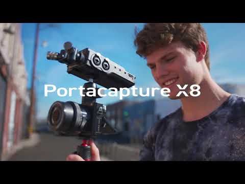 Tascam Portacapture X8 Nešiojamasis garso įrašymo įrenginys video