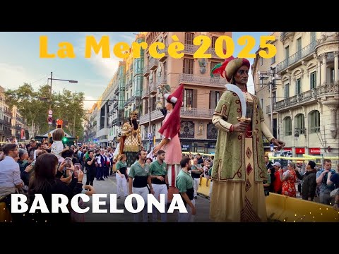 La Mercè 2025 in Barcelona 🇪🇸 | Seguici Inaugural Parade on La Rambla