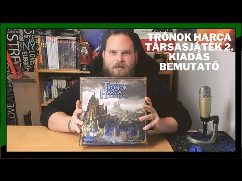 Trónok Harca Társasjáték 2. kiadás bemutató - KockaStúdió