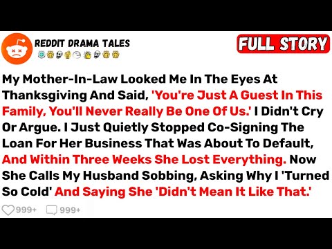 My Mother-In-Law Looked Me In The Eyes At Thanksgiving And Said, 'You're... - Best Reddit Stories