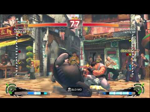 Air [Ryu] vs Markun2009 [Rufus] SSF4 Japanese Online Ranked Matches - TRUE HIGH-DEF