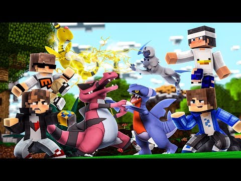 Minecraft:  1 HORA DE BATALHA POKEMON EM DUPLA!