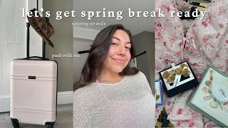 prep with me for a spring break vacay 🌺🌊 | shopping, workout, pack with me