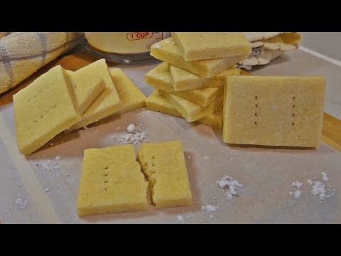 Easy 3-INGREDIENT Shortbread Cookies | No Mixer Needed!