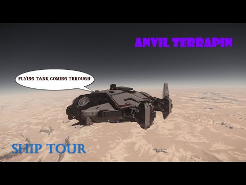 Star Citizen Anvil Terrapin Ship Tour (patch 3.14)