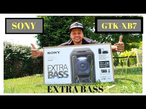 SONY GTK XB7 UNBOXING AND FIRST LOOK
