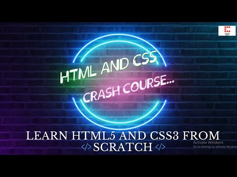 HTML And CSS Crash Course - Learn HTML5 and CSS3 From Scratch