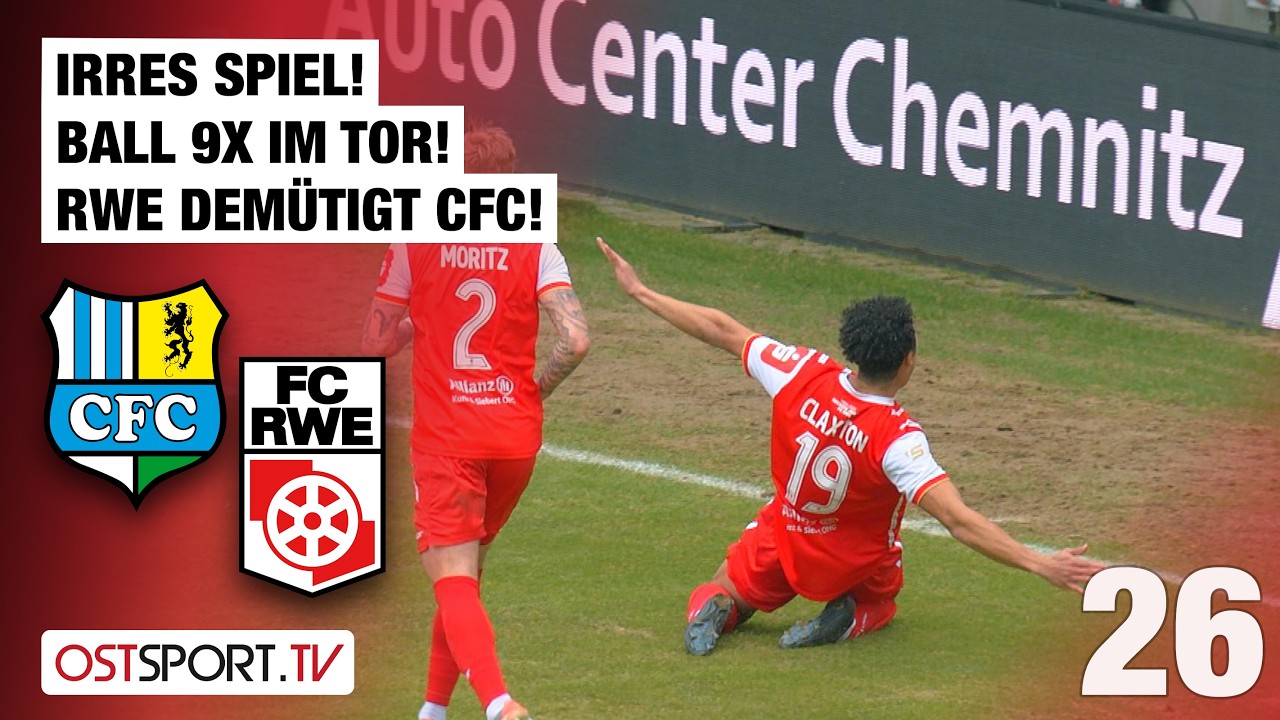 Chemnitzer vs Rot Weiß Erfurt Highlights