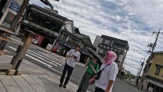 錦帯橋をわたり戻る