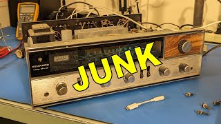 I almost GAVE UP on fixing this cheap Kenwood...