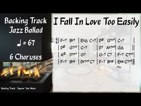 I Fall In Love Too Easily (67 BPM) - Backing Track
