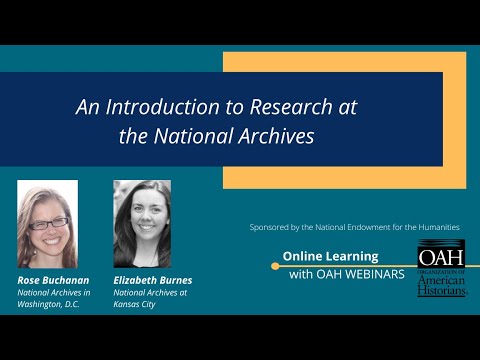 Introduction to Research at the National Archives