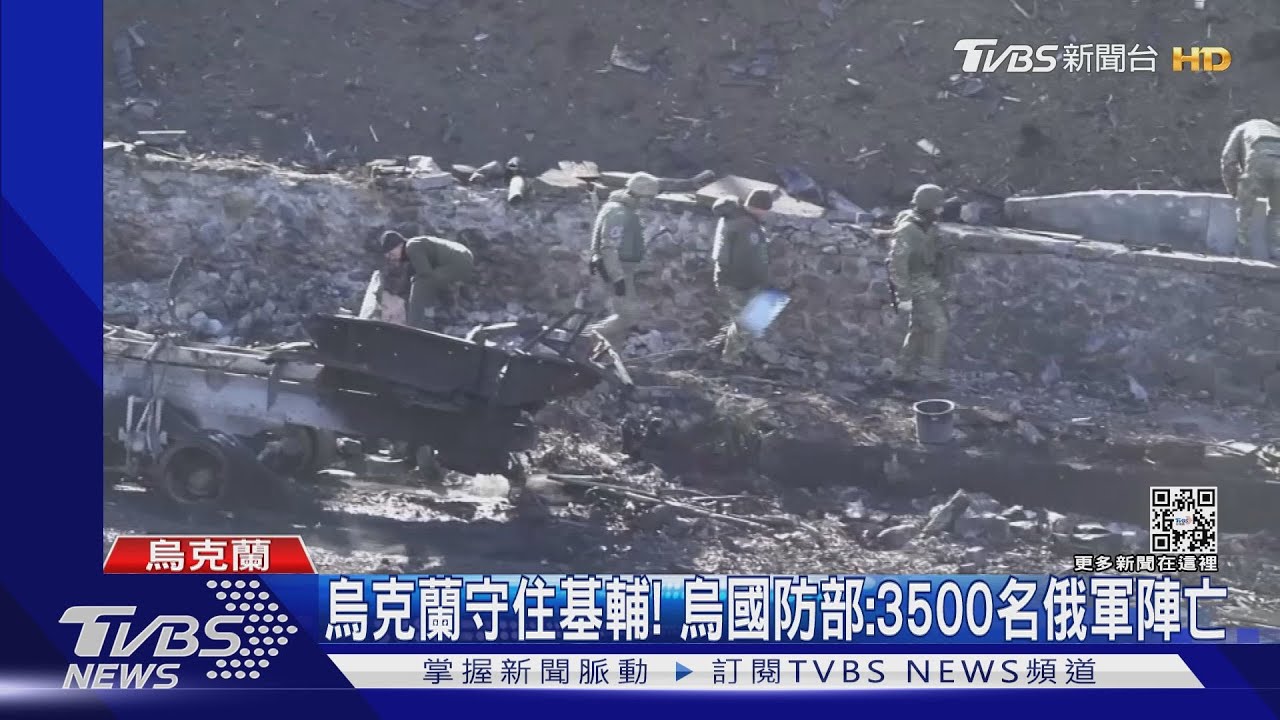俄軍傳3500人戰死! 烏克蘭部隊1晚激戰保住首都