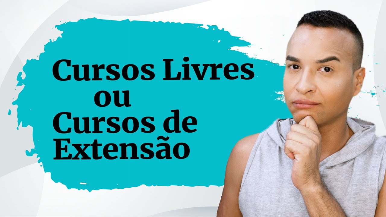Curso livre, curso de extensão e curso de aperfeiçoamento, qual a diferença?
