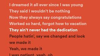 Post Malone - Congratulations (Lyrics) ft. Quavo