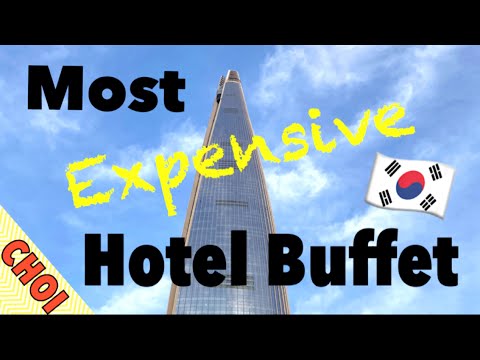 Seul Vlog-Expensive Hotel Buffet na Coréia: jantar em família no Lotte Hotel Buffet 'La Seine'