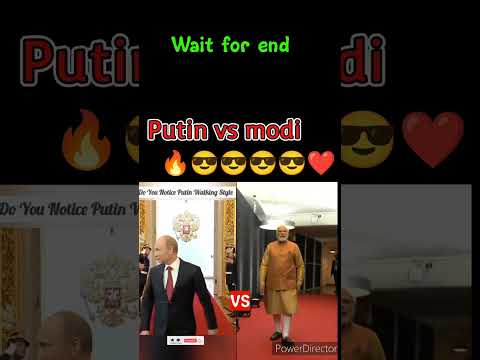 Putin vs pm modi walking style 😎 great attitude status 🔥🔥