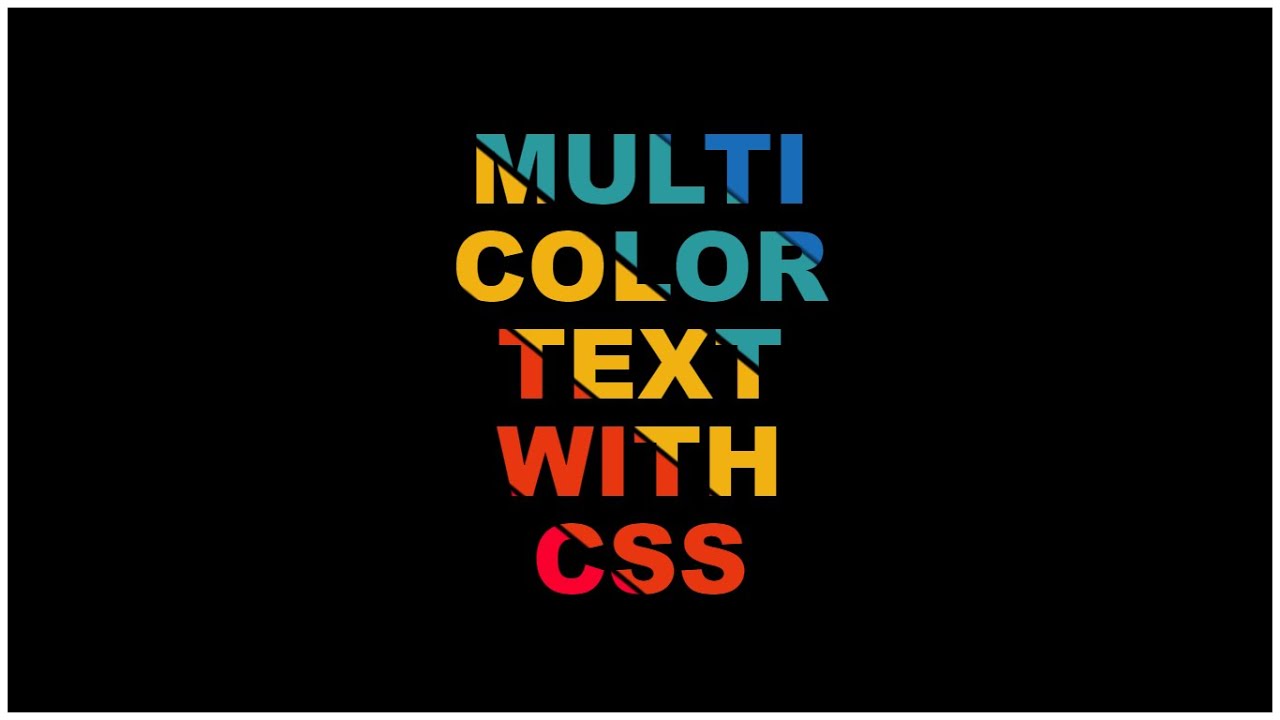 Multi Text Effect With CSS | Pure CSS Gradient Text Effect | CSS Effects | Source coder #html #css