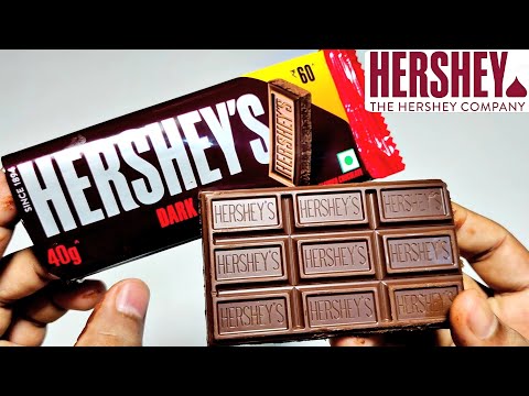 Hershey's Dark Blended Chocolate🍫 40g | Ingredients, Recipe, Taste, Price | Hershey's Chocolate Bar😋