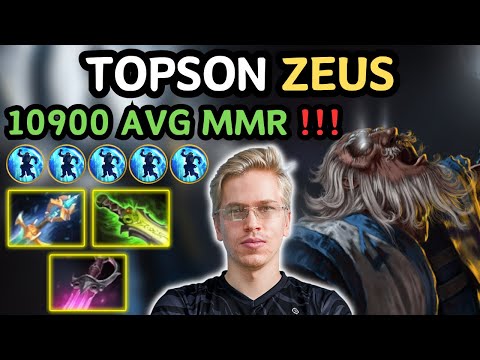 🔥 TOPSON ZEUS Midlane Highlights 7.35d 🔥 Master Tier Zeus By Topson INSANE PLAY - Dota 2