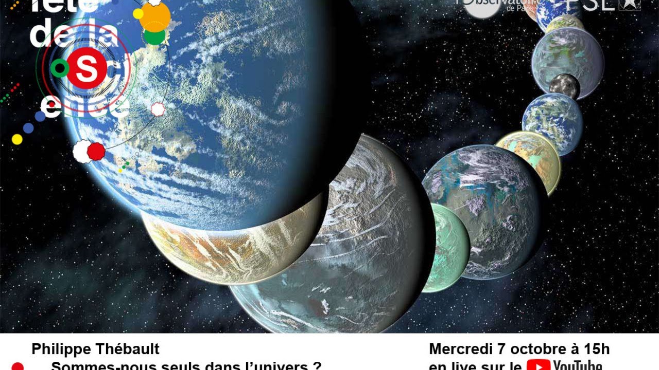 L’Univers des astrophysiciens : Sommes-nous seuls dans l’univers ?