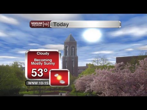 NewsLink Indiana Mid Day Weather February 29, 2016 - Caleb Saylor