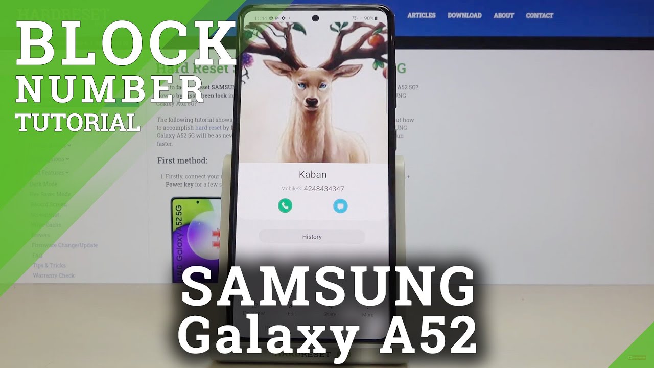 How to block calls from unknown numbers on Samsung a52?