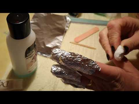 Depend GelLack removal - tutorial / Odstranjevanje Depend GelLack - navodila